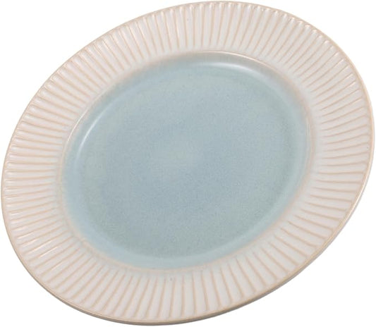 ARTIBETTER Round Plate Ceramic Western Style Serving Tray Steak Snack Decorative Plate for Restaurant Wedding Dinnerware