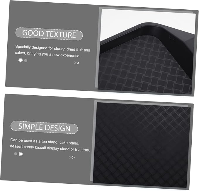 Multi-Function Skid Tray Capacity Snacks Serving Tray for Kitchen Party