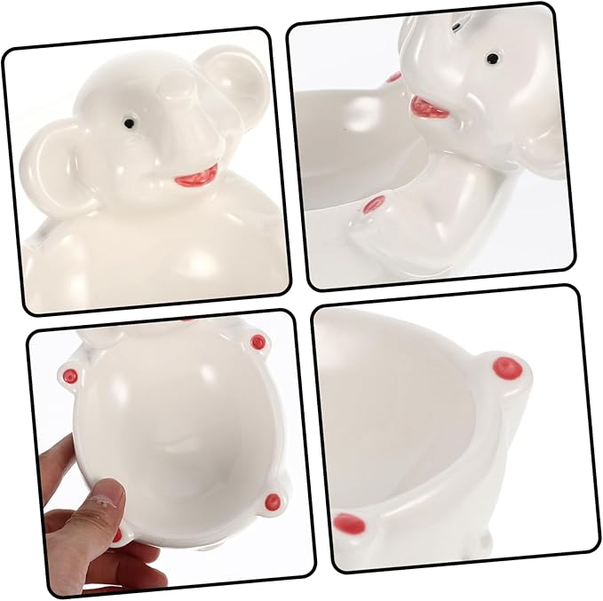 Ceramic Plate Decorative Seasoning Bowl Pickle Serving Plate Multi-function Spice Tray Kitchenware