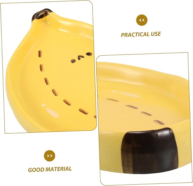 Creative Cute Ceramic Plate for Home Use Hand-painted Snack and Sauce Dish Delicate Serving Platter for Fruits and Appetizers