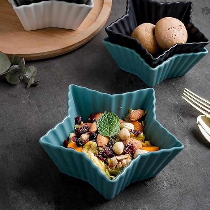 Dipping Bowls Soy Sauce Dish 5.91inch Ceramic Dessert Plates Sushi Snack Salad Dipping Bowls Seasoning Dishes Appetizer Plates Serving Dish Saucers Bowl Sauce D