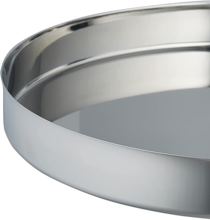 Relaxdays Silver Stainless Steel Serving Tray
