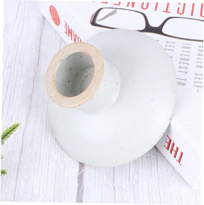 Cabilock Japanese Style Ceramic Snack Plate Handmade Dish for Sauces and Appetizers Decorative Tableware for Parties and Celebrations White Lightweight Safe Material