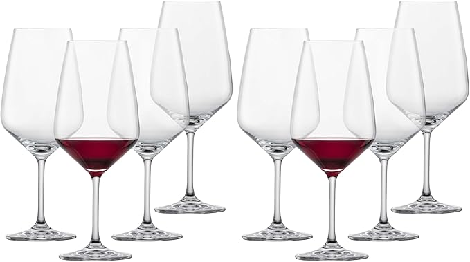 Schott Zwiesel Tulip German Crystal Glass Claret Wine Glass, 22 Ounce (Set of 4) (Pack of 2)