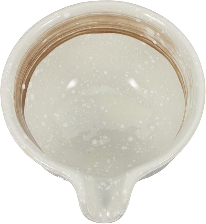 DECHOUS Ceramic Dipping Sauce Dish Mini Appetizer Plate Japanese Soy Sauce Bowl Small Condiment Plate for Dipping Kitchen Tableware for Serving for Sushi and BBQ