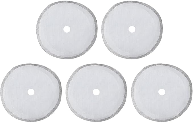 5Pcs 304 Stainless Steel Coffee Dripper, 80 Mesh Coffee Strainer, Coffee Pot Mesh Filter Accessory (1000ml)