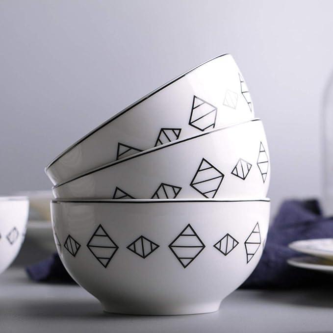 34 Pieces Round Ceramic Dinner Set White Jacquard Pattern Tableware,