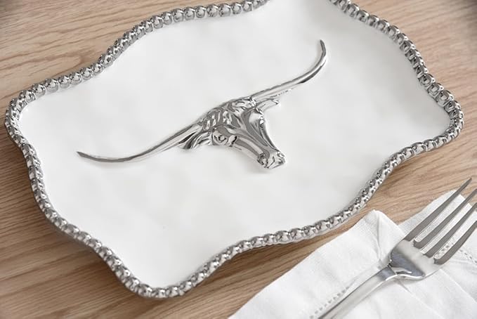Pampa Bay Longhorns Small Tray, 10" x 7" x 1"