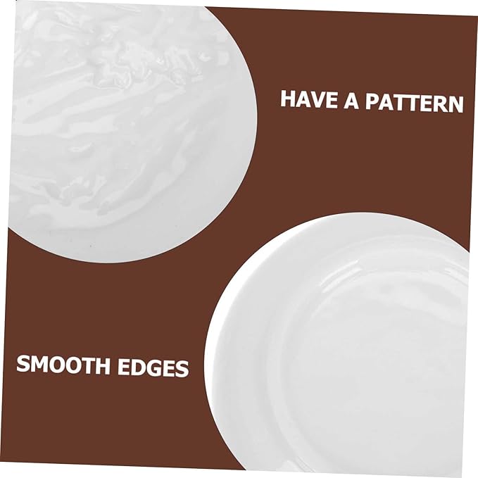 LIFKOME 3pcs Kitchen Snack Plates Ceramic Seasoning Dishes for Dipping Sauces Appetizers and Condiments Practical Spice Serving Tray for