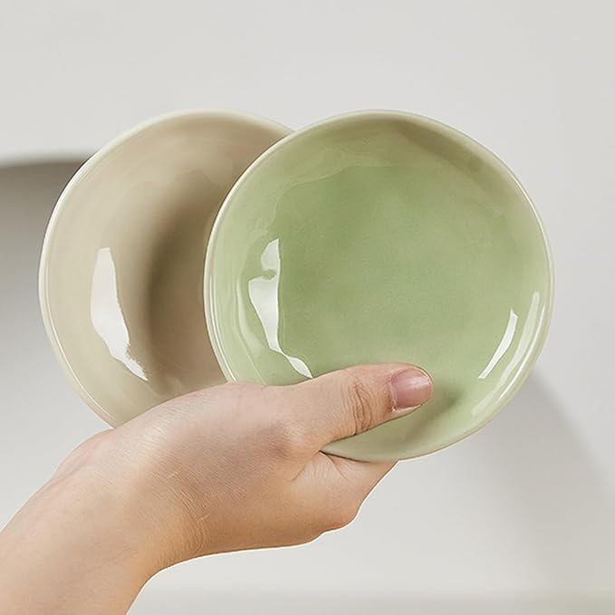 Kitchen Decor Ceramic Plates are Suitable for Serving Sauces Creams Snacks Candies Etc Dessert Plates