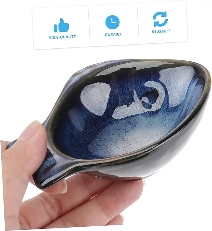 Alipis Ceramic Fish-shaped Sauce Dish for Seasoning Dipping Flavor Bowl Appetizer Plate for for Boys and Girls and Families Easy to Clean Versatile Use Restaurants and Picnics