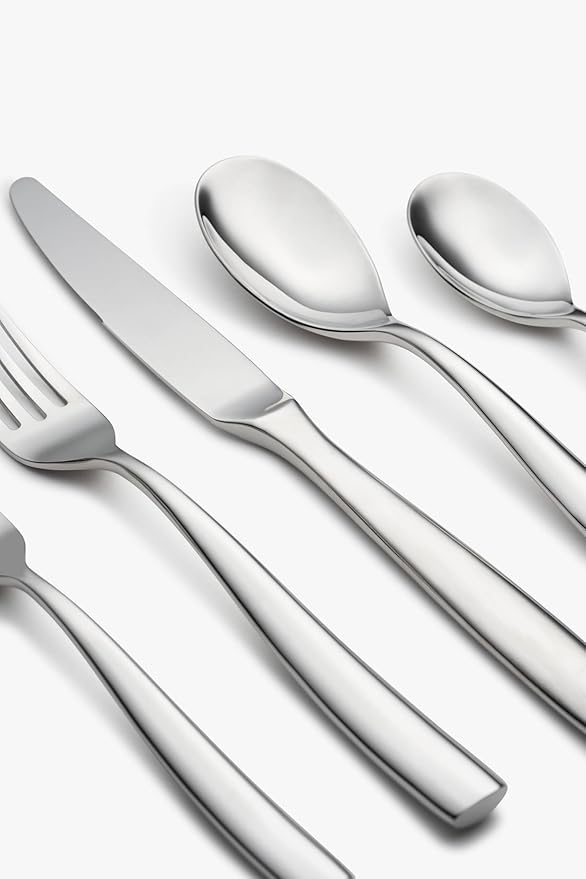 Cambridge 128020CBLGM12 Linden Mirror 20-Piece Flatware Set