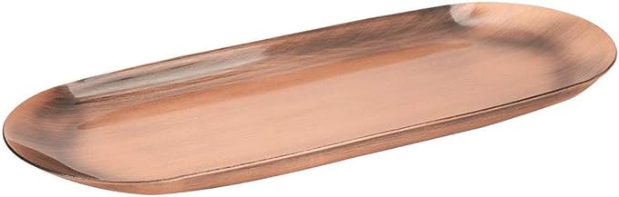 Large Storage Tray Candle Tool Tray Organizer Aromatherapy Tray Decorations for Desktop Plates(Large Retro Copper, 12)