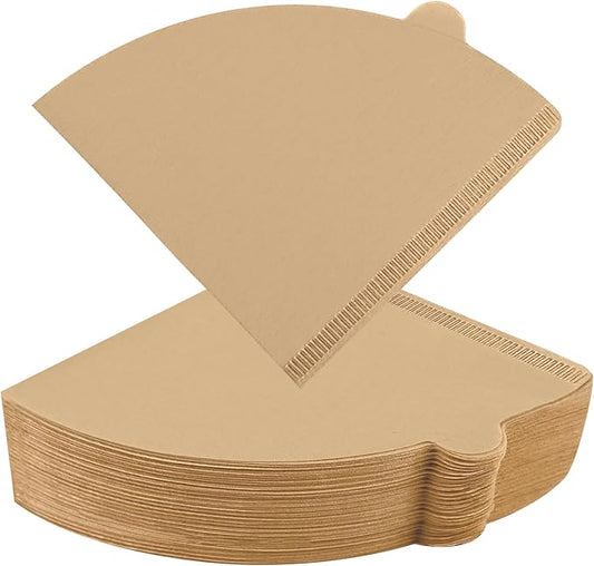 200 Count Coffee Filters 2, Cone Coffee Filters Size 02, Natural Unbleached Pour Over Coffee Filter 2-4 Cup, Disposable Coffee Filter Paper for V60 Pour Over Coffee Dripper and Drip Coffee Maker