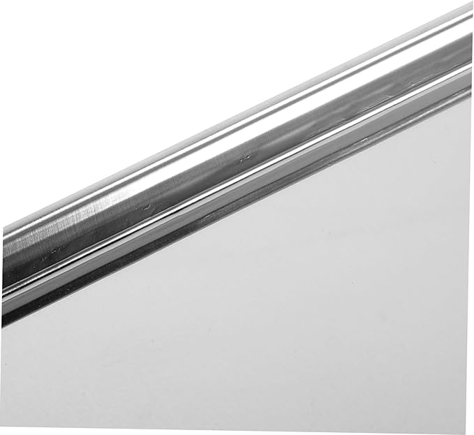 Cabilock 3pcs Robust Stainless Steel Grill Pan Multi-purpose Baking Tray for Dinner Trays Serving Appetizer Platters