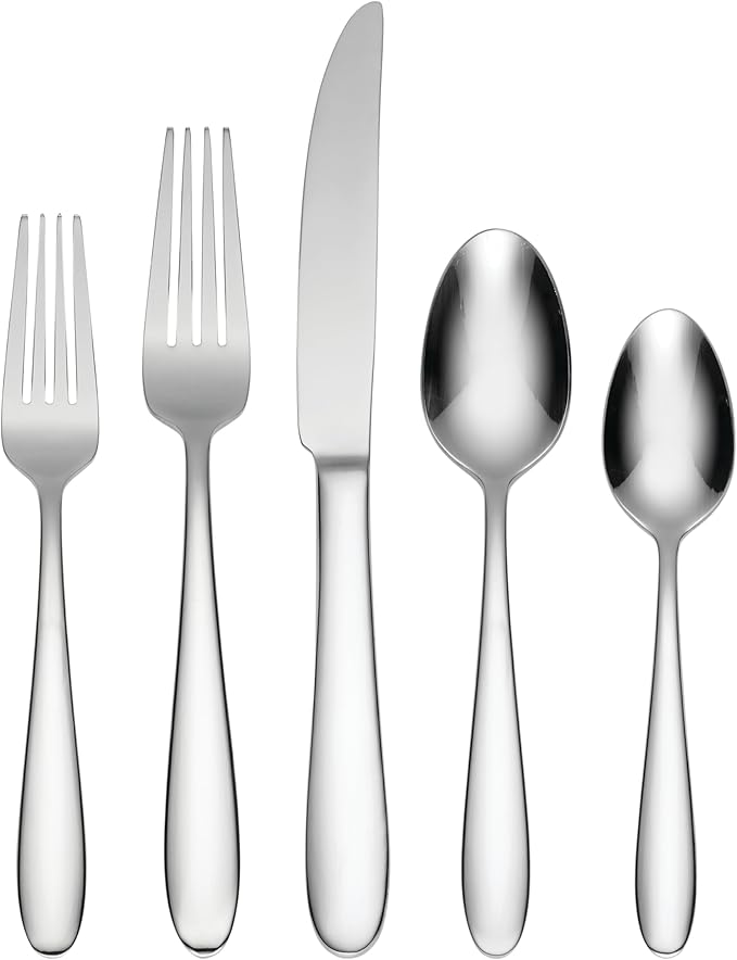 Oneida H110042A Eve 42 Piece Everyday Flatware Set, Service For 8