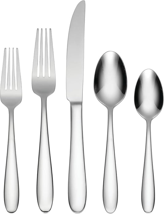 Oneida H110042A Eve 42 Piece Everyday Flatware Set, Service For 8