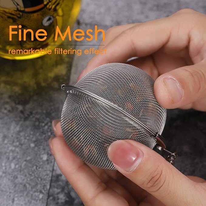 Tea Infusers for Loose Tea 3 Sets Tea Infuser Loose Leaf Tea Steeper Tea Stainless Steel Ball Mesh Tea Strainer Filters with Metal Pendant (Metal Animal)