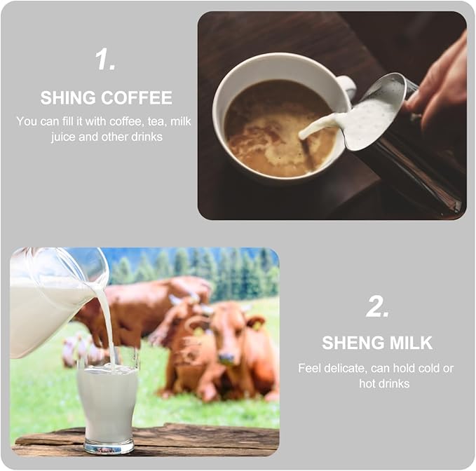 Ceramic Milk Cup Sauce Pot 2.76In White Porcelain Jug for Kitchen Use Easy to Clean Practical Milk Frothing Pitcher for Home Restaurant