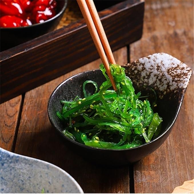 Appetizer Plates Ceramic Dipping Bowls Sauce Dishes with Handle Snack Bowls for Sauce Soy Sushi for Condiment