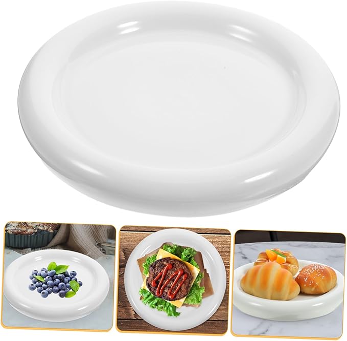 Ceramic Decorative Serving Plate Round Food Dish for Appetizers Desserts and Snacks Break Resistant and Easy to Clean Versatile Use for Parties and Everyday Dining