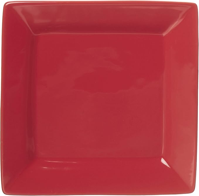 10 Strawberry Street Nova Square 16 pc Dinnerware Set, Red