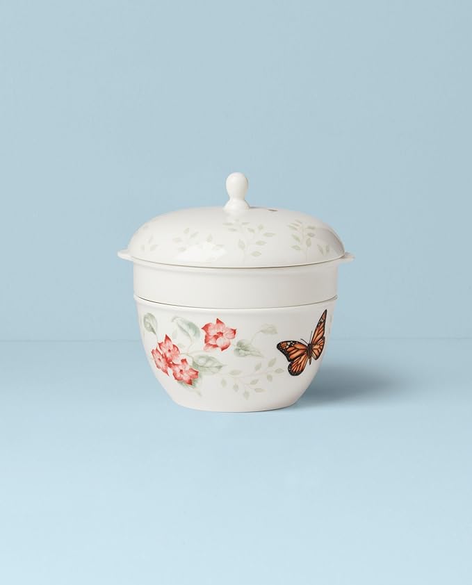 Lenox Butterfly Meadow 3-Piece Stackable Bowl Set, 3.05 LB, Multi