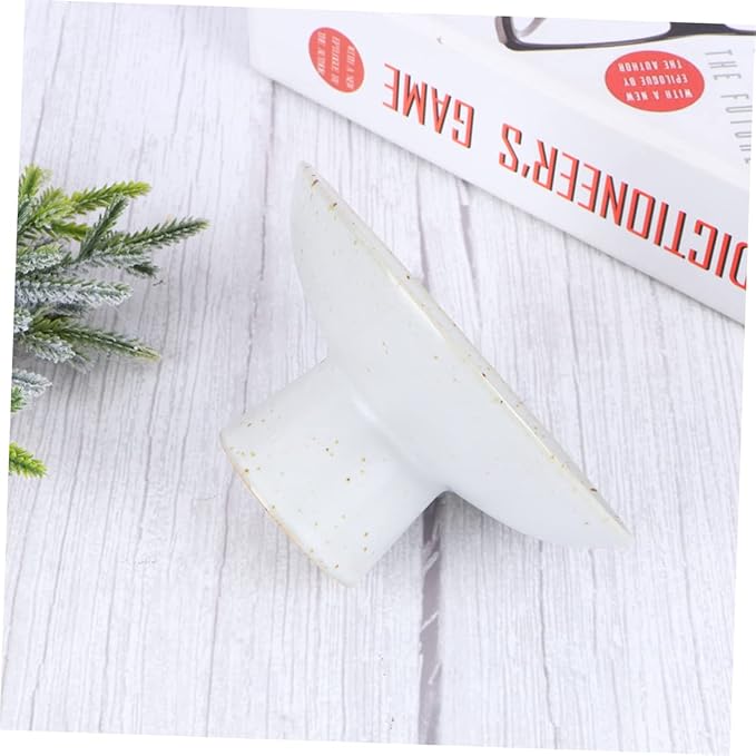 Cabilock Japanese Style Ceramic Snack Plate Handmade Dish for Sauces and Appetizers Decorative Tableware for Parties and Celebrations White Lightweight Safe Material