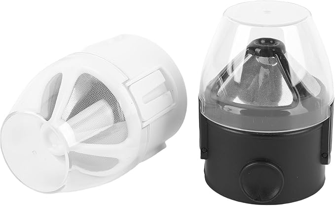 2 Pcs Pour Over Coffee Dripper, Stainless Steel Pour Over Coffee Filter Reusable Permanent Brewing Basket for Coffee Makers and Drip Brewing
