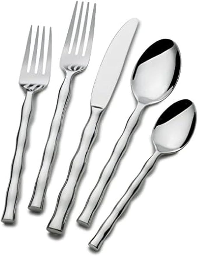 Towle Calypso 42-Piece Stainless Steel Flatware Set, Service for 8