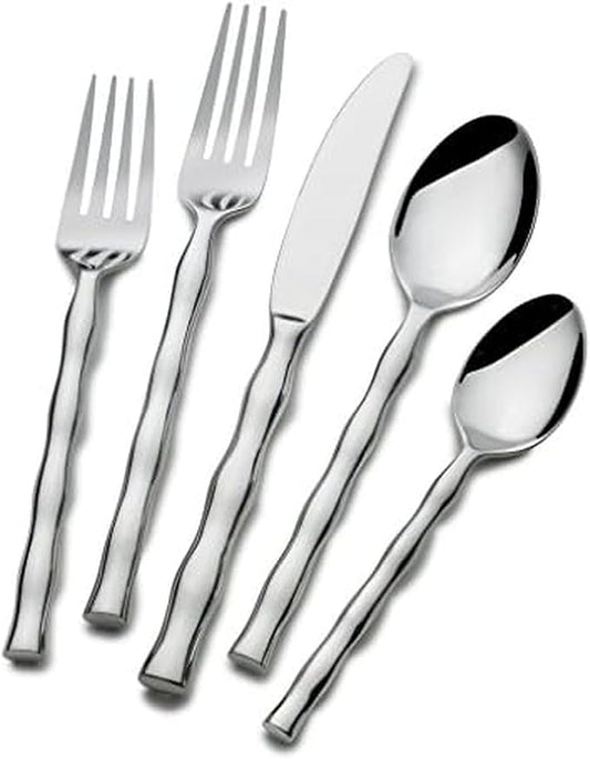 Towle Calypso 42-Piece Stainless Steel Flatware Set, Service for 8