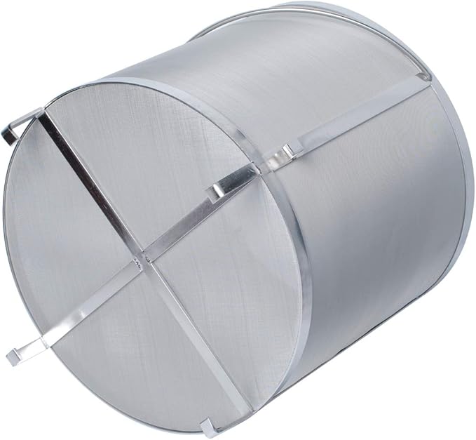 Gekufa Hop Filter 300 Micron 304 Stainless Steel – 13.8" x 13.8" Dry Hop Strainer for Homebrew, Beer, Wine, Tea & Coffee – Rust-Resistant Mesh, Dishwasher Safe, Easy to Clean (13.8" x 13.8")