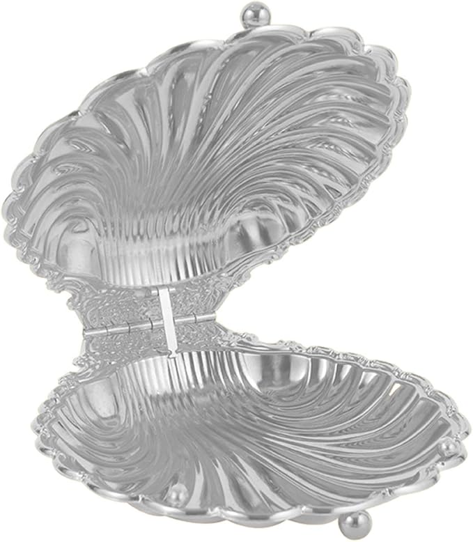 Fruit Bowl Serving Tray Decorative Bread Tray for Kitchen Counter Dessert, Silver S