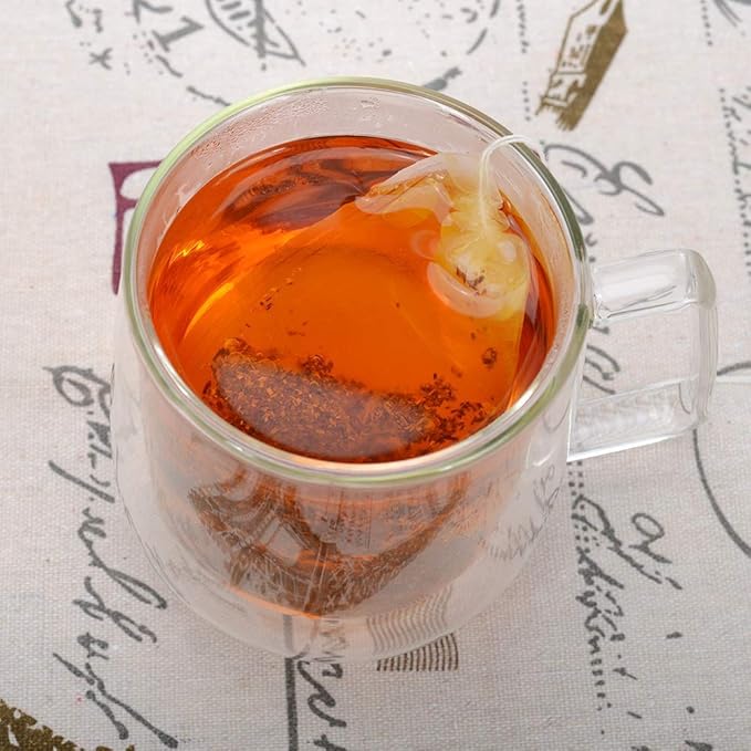 Numola Disposable Drawstring Tea Filter Bags, Empty Tea Bags Corn Fiber Natural Material Tea Infuser Bag for Herb & Tea Loose Leaf Tea 200 Pcs (4.2" x 3.2")