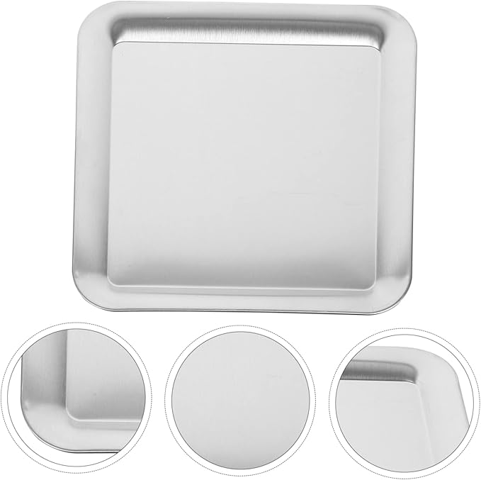 OUNONA Dessert Tray Lid Cake Plate Serving Tray Fruit Storage Plate for Parties