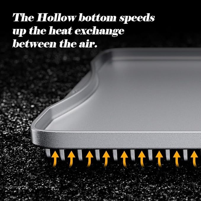 Aluminum Defrosting Tray for Frozen Meat -Large Silver Defrosting Tray Fast Thawing Plate for Meat, Fish