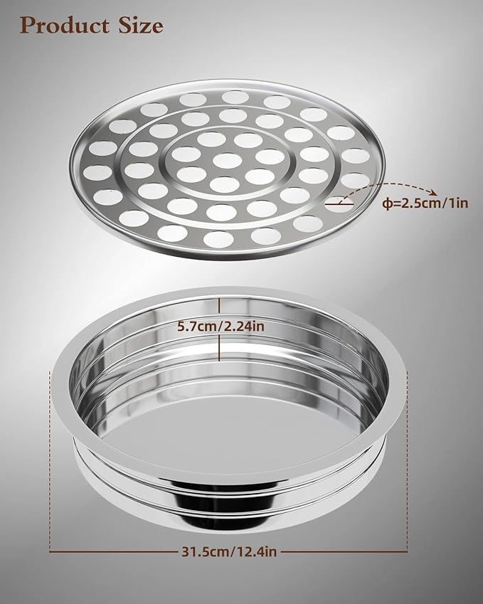 Communion Cup Tray for Churches Stainless Steel Holy Tray for 40 Cups Church Communion Supplies Ware
