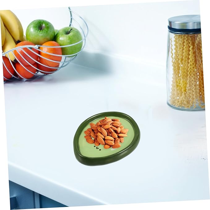 Creative Fruit-Shaped Ceramic Plate Set Adorable Porcelain Snack and Dip Serving Dishes Cute Home Use Dessert and Appetizer Plates for Parties and Family Gatherings