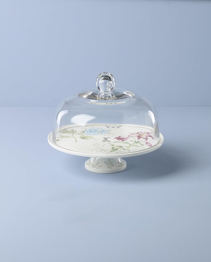 Lenox 898188 Butterfly Meadow 25th Anniversary Cake Plate