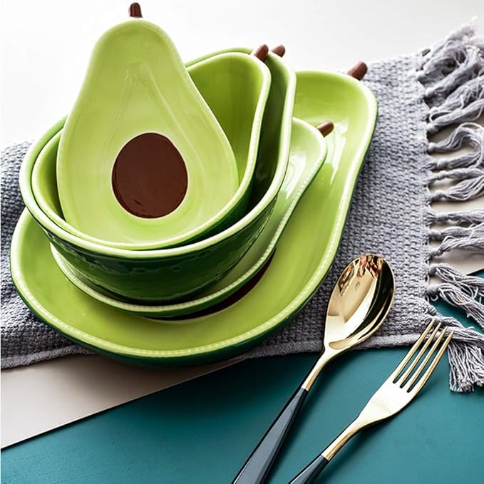 Beautiful Ceramic Fruit-Shaped Dinner Plate Appetizer Dish Household Snack Dish Salad Dish Dessert Bowl Fruit Dish Seasoning Dish/Onecolor/a