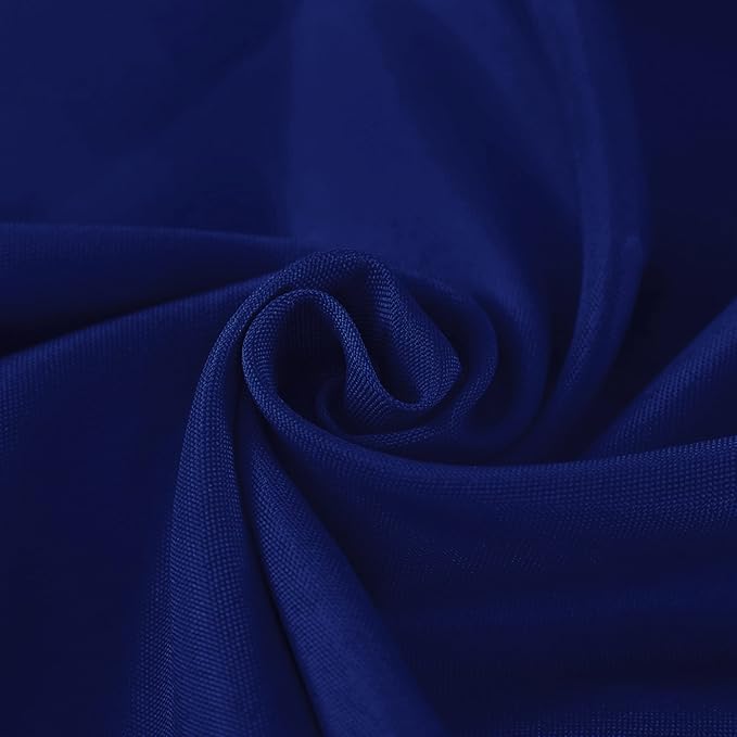 6 Pack Royal Blue Tablecloth 90 x 132 Inch Table Cloth for 6 Foot Rectangle Tables, Wrinkle Resistant Washable Polyester Fabric Table Covers for Party, Wedding,Dining,and Banquet