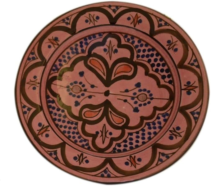 Ceramic Plates Handmade Appetizer Tapas Set Of 4 - Pink