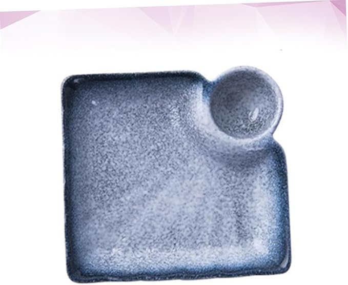 Cabilock Sauce Bowl Ceramic Design Versatile Serving Plate for Appetizers Delicate for Home Restaurant Use