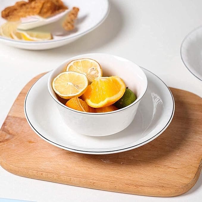 Dinnerware Sets - Luxury Gift Dishes Service Set, Ceramic Dinnerware Set, Plates/Bowls/Dish/Tablespoon 38-Piece Tableware Porcelain Combination Set-Family Party Restaurant Service for 8