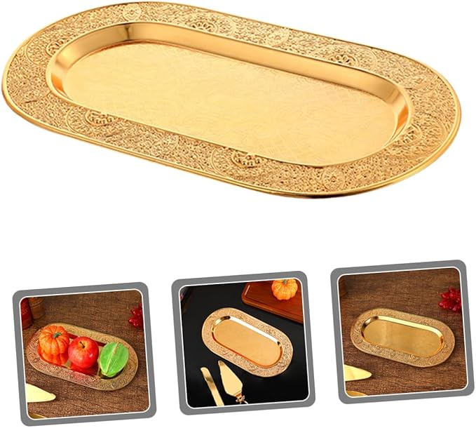 ABOOFAN Tiered Fruit Plate Charcuterie Board Serving Tray Decorative Snack Storage Holder