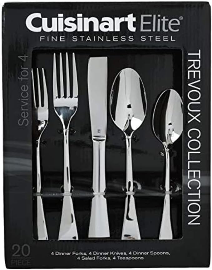 CFE-T20N 20 Piece Flatware Set, Trevoux | (Pack of 3)