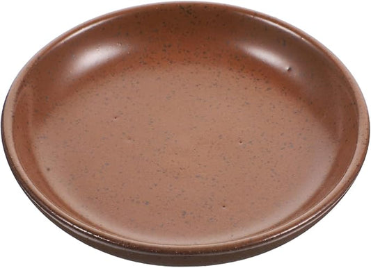 Ceramic Appetizer Plate Set Shallow Dipping Dishes for Soy Sauce Vinegar Rustic Porcelain Snack Trays for Hotel Restaurant Use 4-Piece Collection
