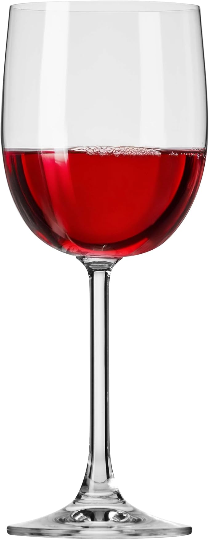 Krosno White & Red Wine Glasses GEMA | Set of 6 | 11.5 oz | For Home, Restaurant and Parties | Dishwasher Safe | Lead-Free Crystal Glass