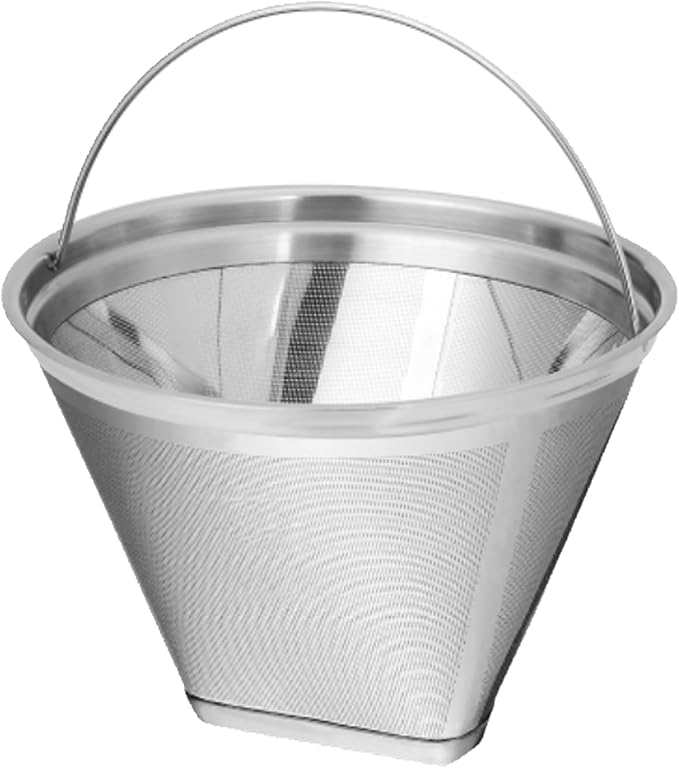 #4 Coffee Filter, Coffee Filter Compatible with Technivorm Moccamaster KBGV and KBT Coffee Machines, Reusable Metal Filters.