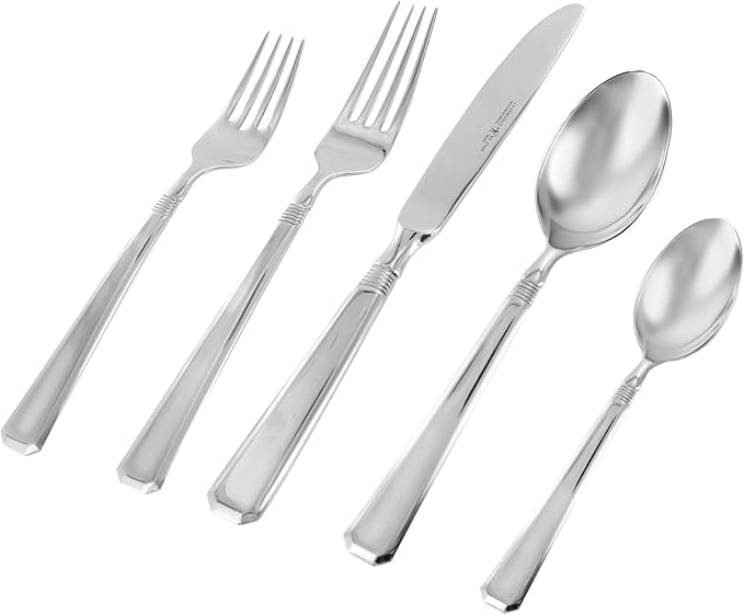 Zwilling Metrona Stainless Steel Flatware Set - Made with Special Formula Steel Perfected for Almost 300 Years, Dishwasher Safe, Service for 12